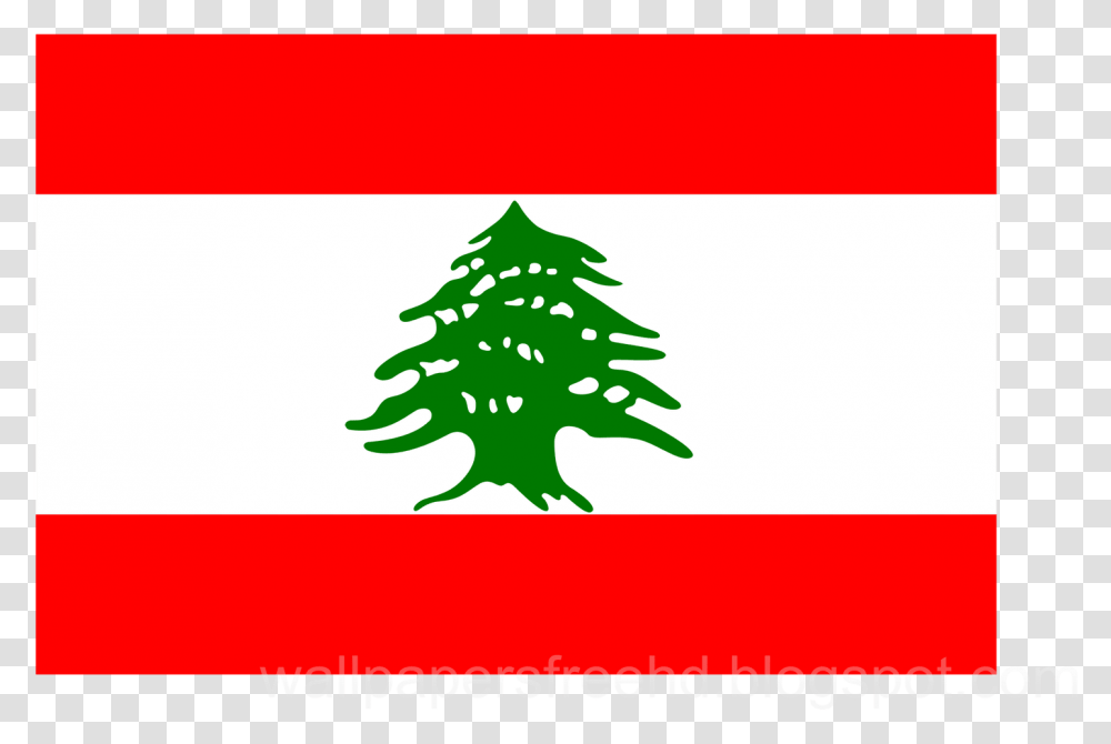 Lebanon Flag Clipart And Background Lebanon National Flag, Tree, Plant, Ornament Transparent Png