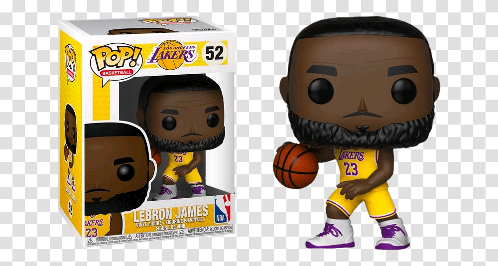 Lebron James Funko Pop, Toy, Mascot, People, Person Transparent Png