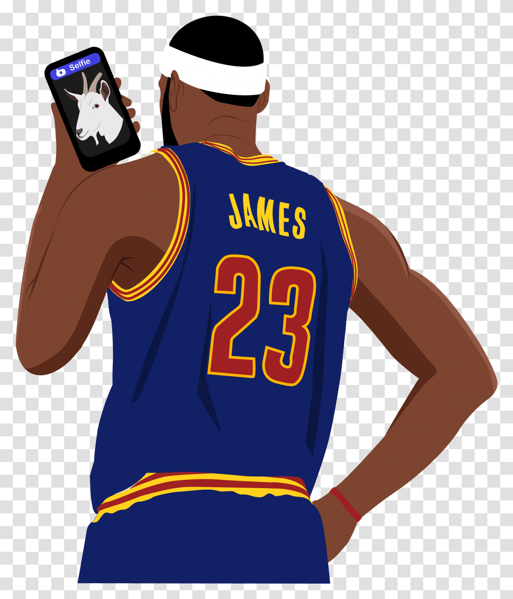 Lebron James Goat T Shirt Designs Nba Basketball Player Clip Art, Clothing, Apparel, Person, Human Transparent Png
