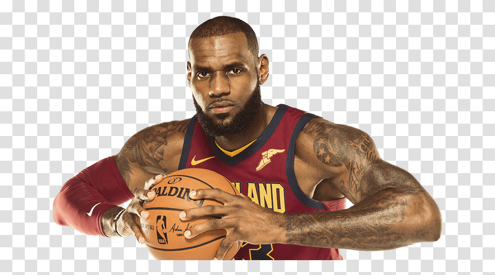 Lebron James In New Cavs Jersey Lebron James, Person, Human, Skin, People Transparent Png