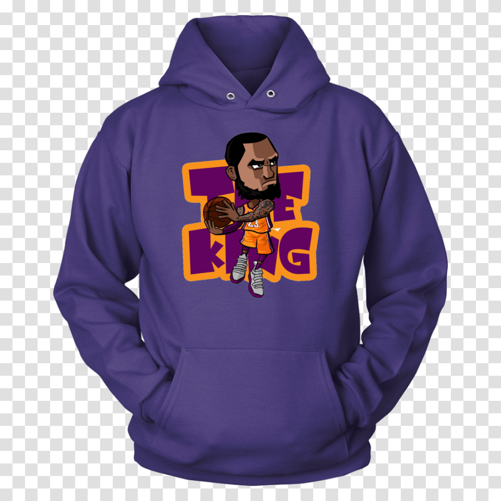 Lebron James Lakers Cartoon Teeprocess, Apparel, Hoodie, Sweatshirt Transparent Png