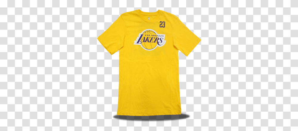 Lebron James Lakers Shirt Nba Shirts Yellow Gold Shirt Template, Clothing, Apparel, T-Shirt, Sleeve Transparent Png