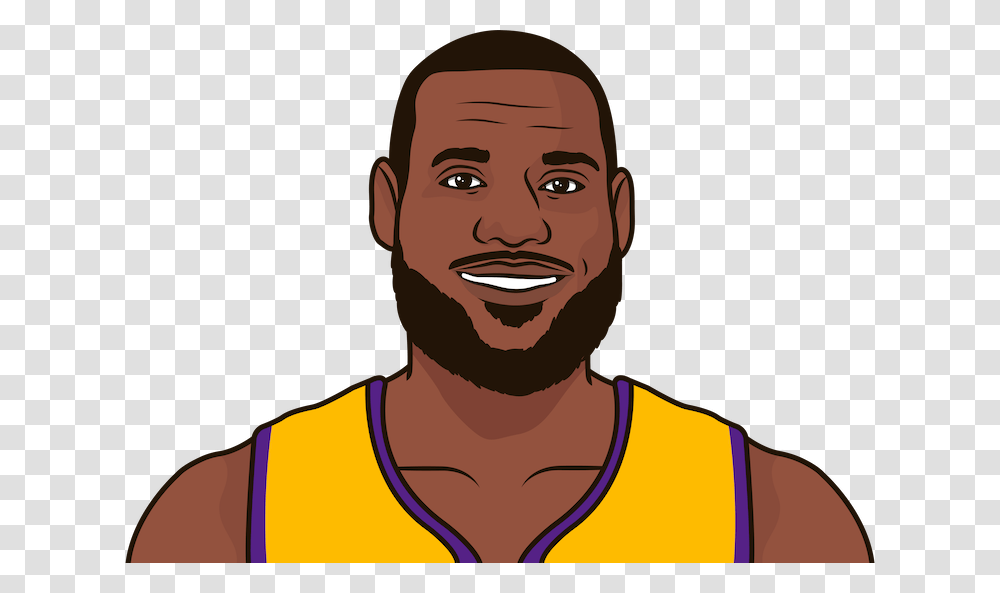 Lebron James Put Up Points On The Road Against The Heat Today, Face, Person, Neck Transparent Png