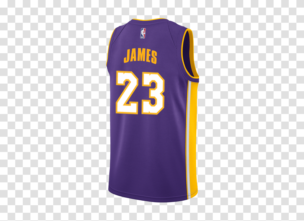 Lebron James Signs Four Year Deal With The Lakers Bent Corner, Apparel, Shirt, Jersey Transparent Png