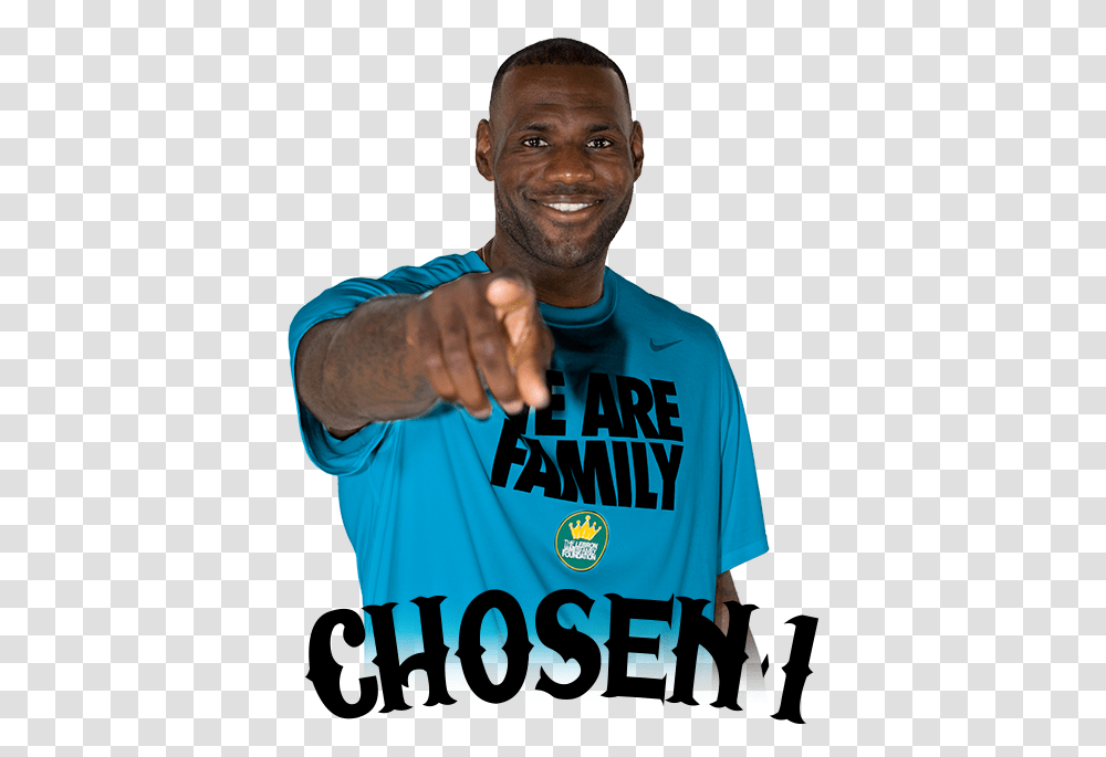 Lebron James We Are Family, Apparel, Person, Human Transparent Png