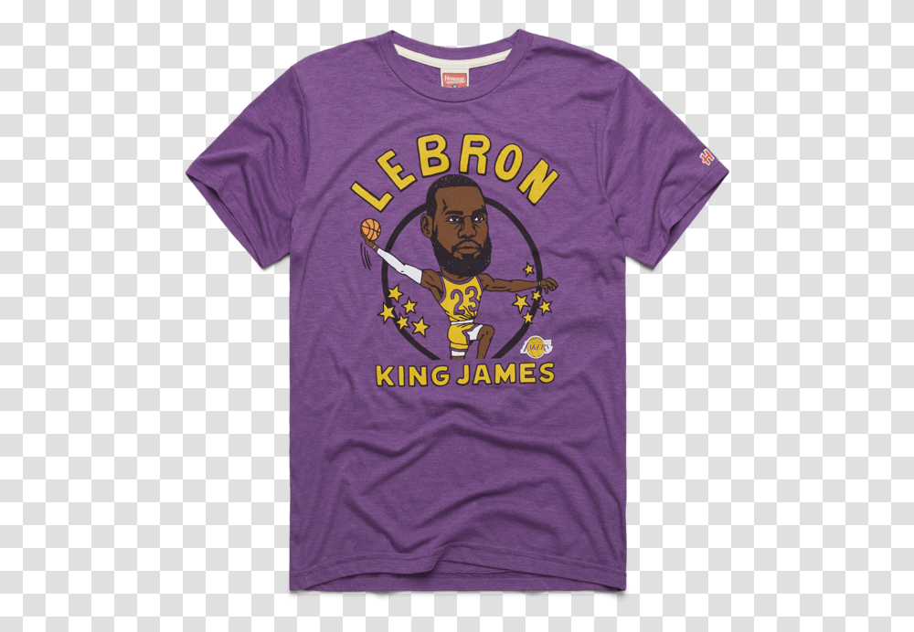 Lebron King James Lakers Homage Nba Jam T Shirts, Clothing, Apparel, T-Shirt, Animal Transparent Png