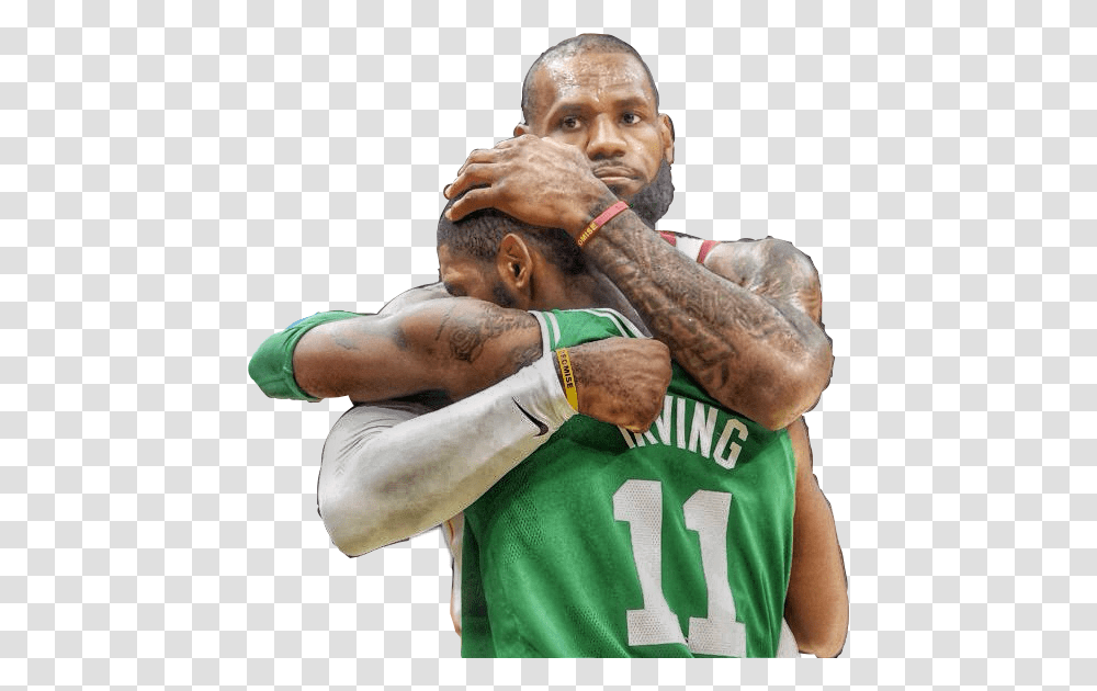 Lebronjames Lebron Cavs Cavaliers Kyrieirving Lebron James And Kyrie Irving, Person, Skin, People, Sport Transparent Png