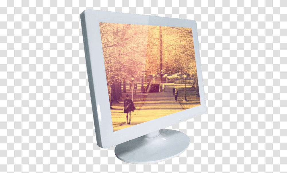 Led Backlit Lcd Display, Person, Computer, Electronics, Monitor Transparent Png