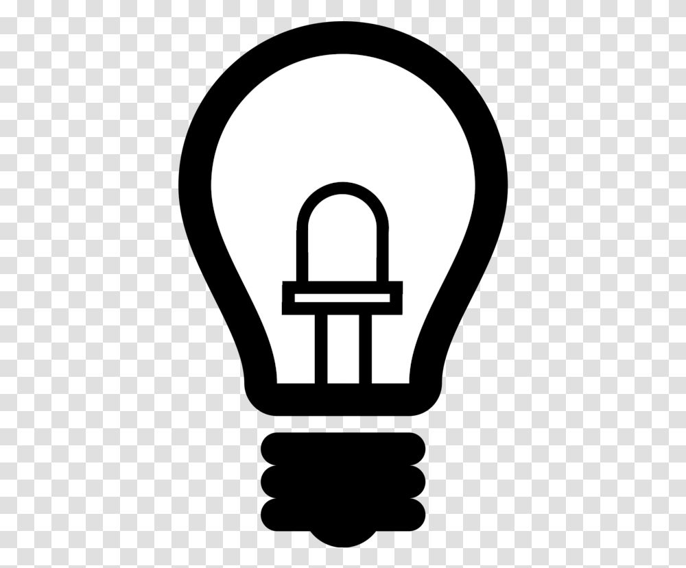 Led Bulb Clipart, Light, Lightbulb, Lighting, Stencil Transparent Png