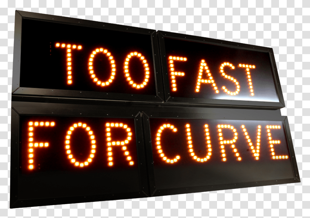 Led Customizable Road Sign Electronic Road Signs, Digital Clock, Scoreboard Transparent Png