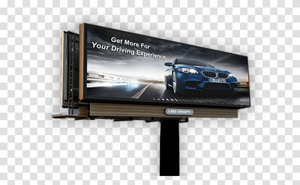 Led Digital Advertising Wall Billboards, Car, Vehicle, Transportation, Advertisement Transparent Png