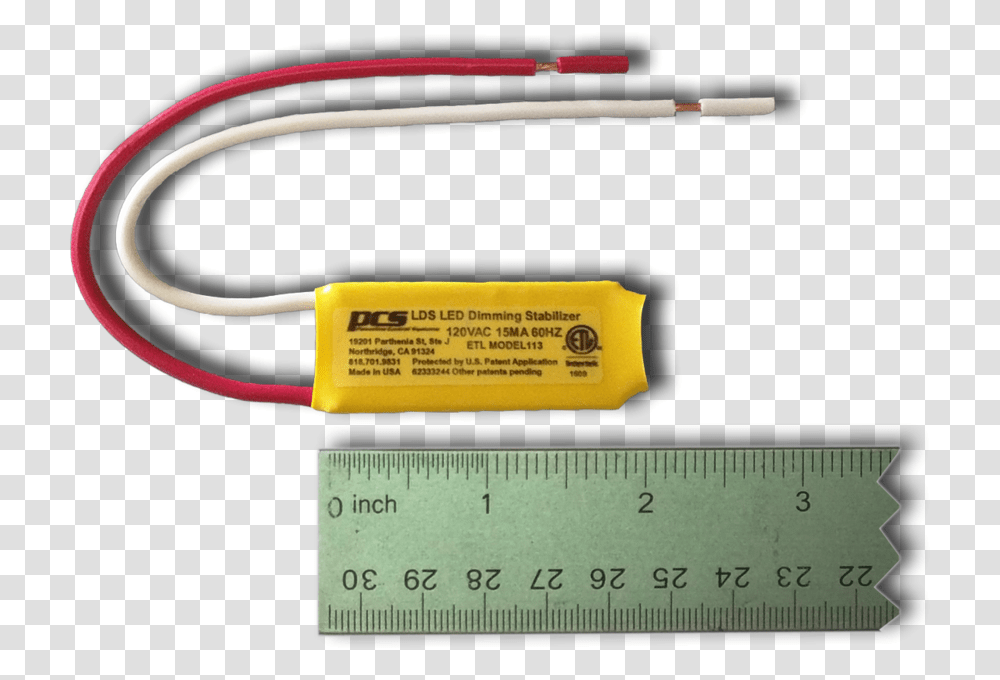 Led Dimming Stabilizer 120vData Rimg Lazy Ruler, Adapter, Cable, Fuse Transparent Png