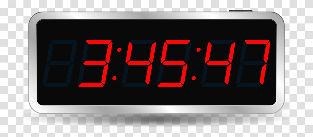 Led Display, Digital Clock Transparent Png