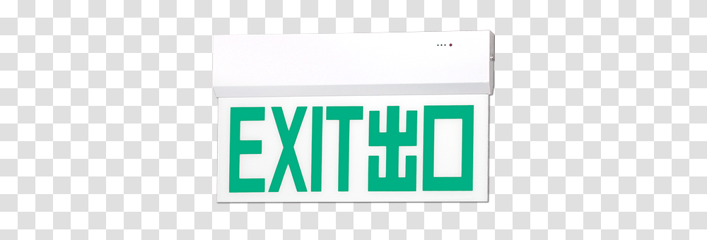 Led Exit Sign Hlx Pendulum Mounting Hoye Hong Kong, First Aid, Word, Electronics Transparent Png