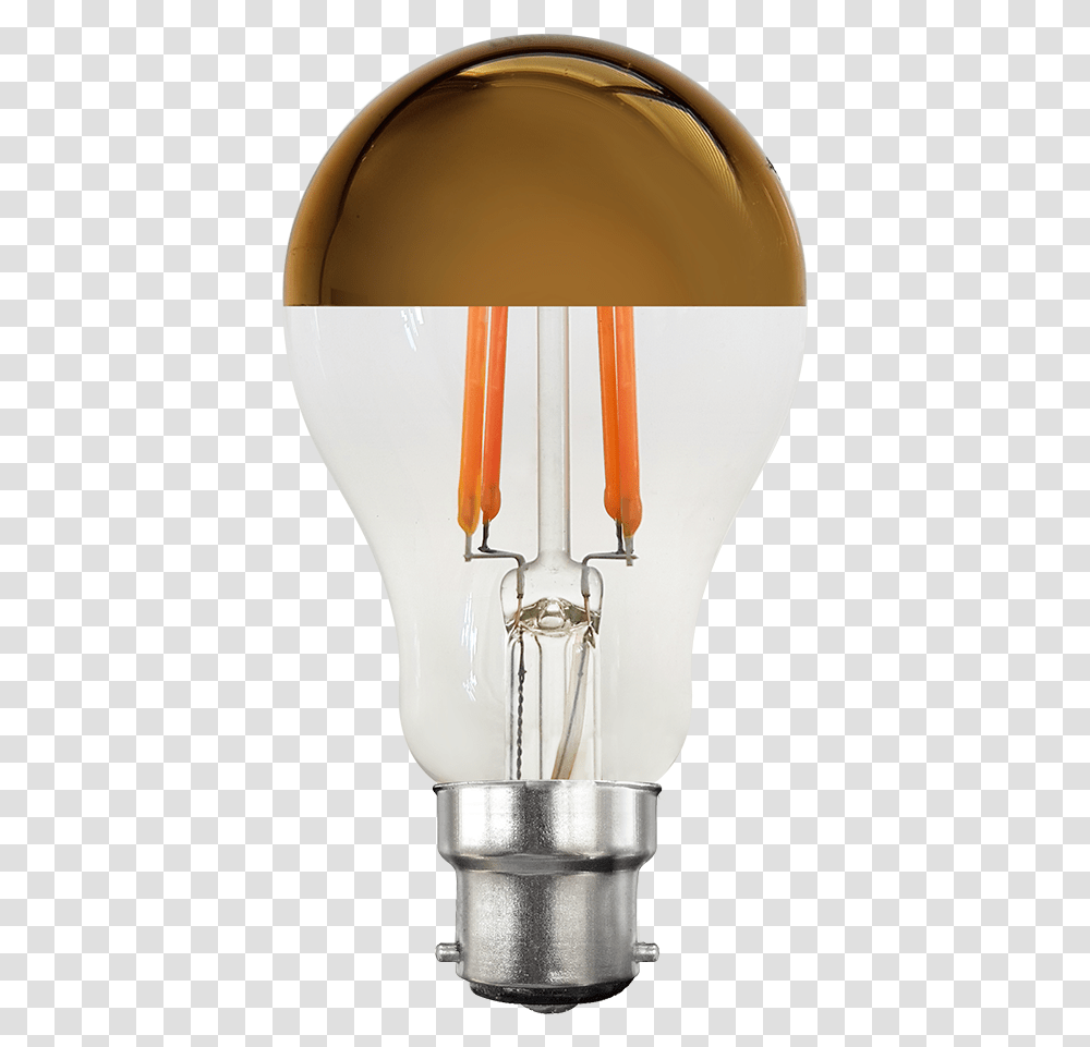 Led Filament Bulb With Gold Cover, Lamp, Light, Lightbulb, Mixer Transparent Png