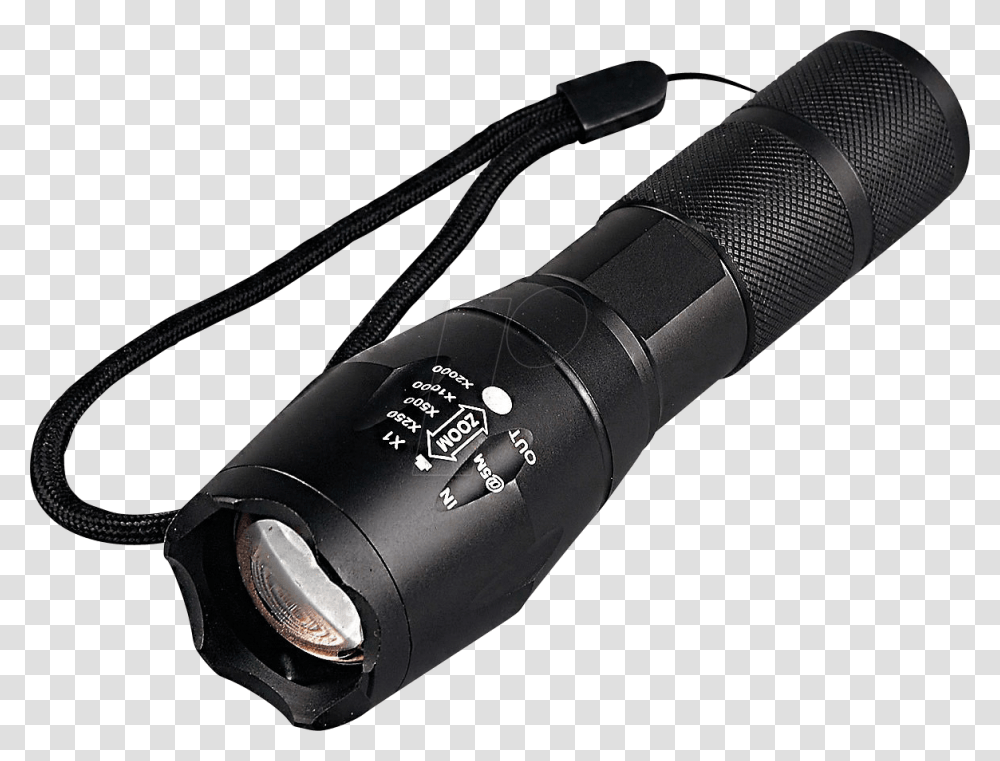 Led Flash Light 1000 Lm Zoom 5 Mode 3xaaa Luxula Zoom, Flashlight, Lamp Transparent Png