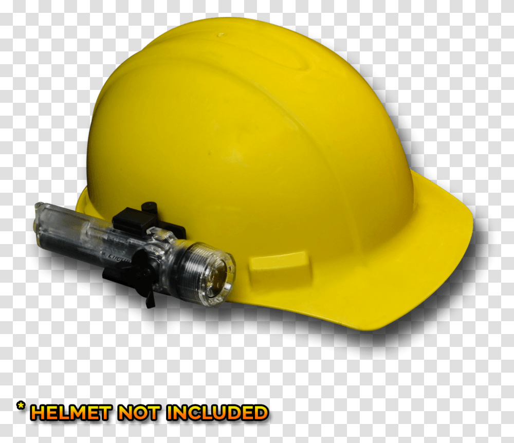 Led Helmet Work Light, Apparel, Hardhat Transparent Png