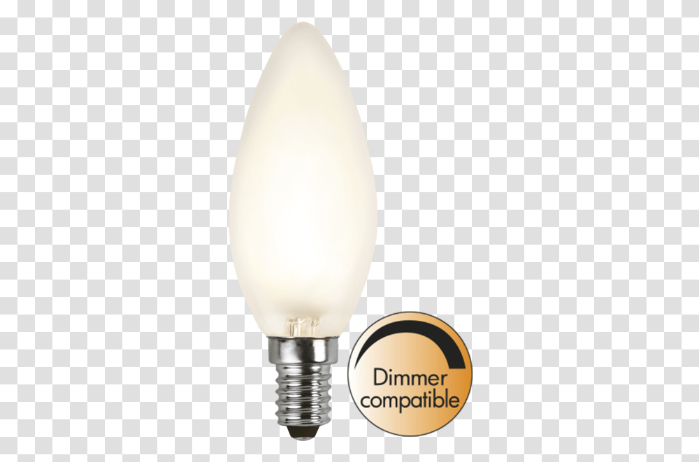 Led Lamp E14 C35 Frosted Ledlampa, Light, Lightbulb Transparent Png