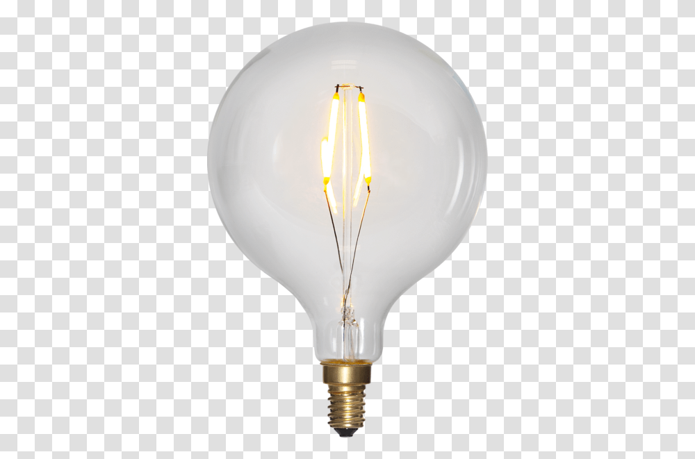 Led Lamp E14 G95 Soft Glow Incandescent Light Bulb, Lightbulb Transparent Png
