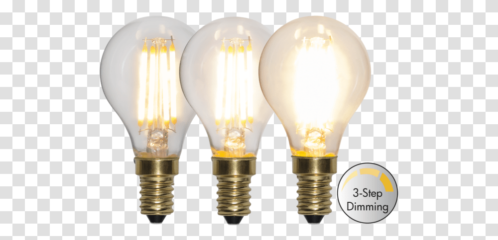Led Lamp E14 P45 Soft Glow 3 Step Led Lamp, Light, Lightbulb, Lighting Transparent Png
