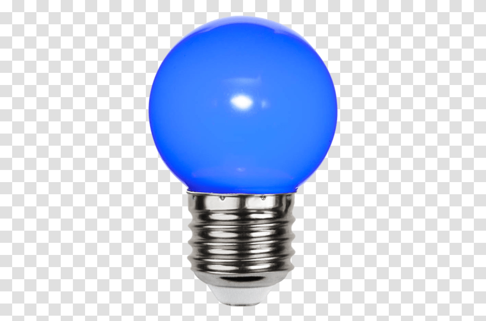 Led Lamp E27 G45 Outdoor Lighting Blue Colour Bulb, Balloon, Lightbulb Transparent Png