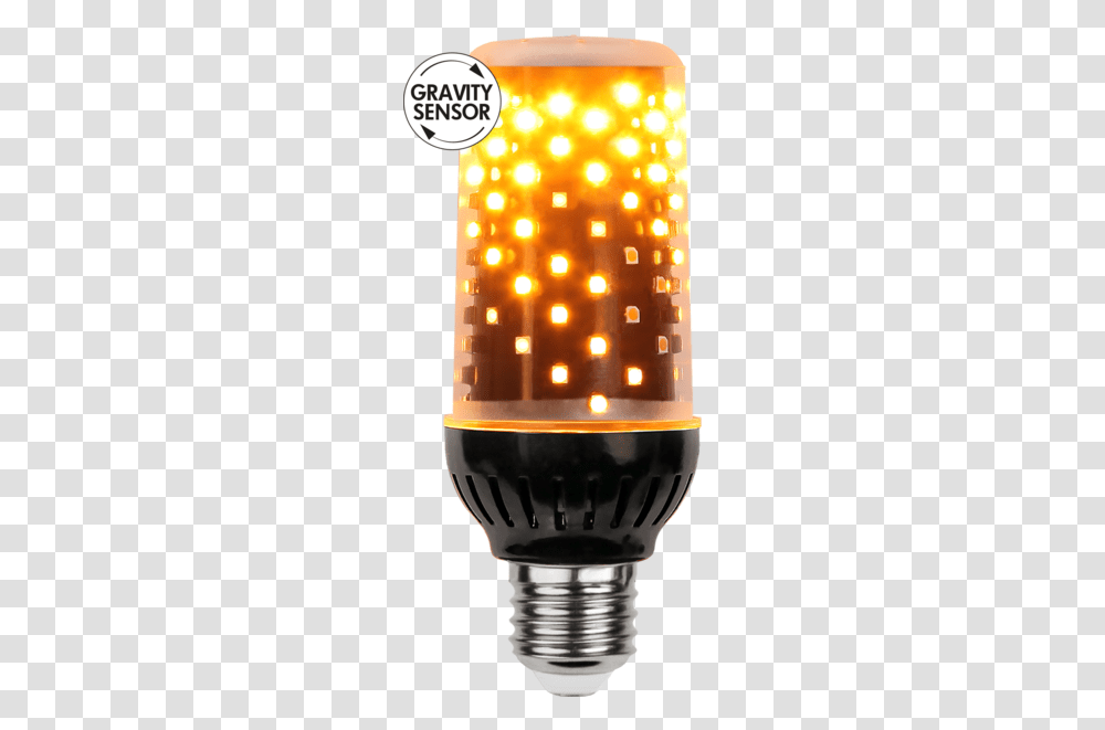 Led Lamp E27 T45 Flame, Light, Lighting, Fire, Beverage Transparent Png