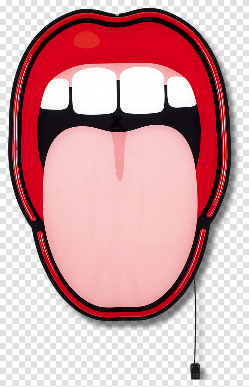 Led Lamp Tongue Tong Cartoon, Mouth, Lip, Sunglasses, Accessories Transparent Png