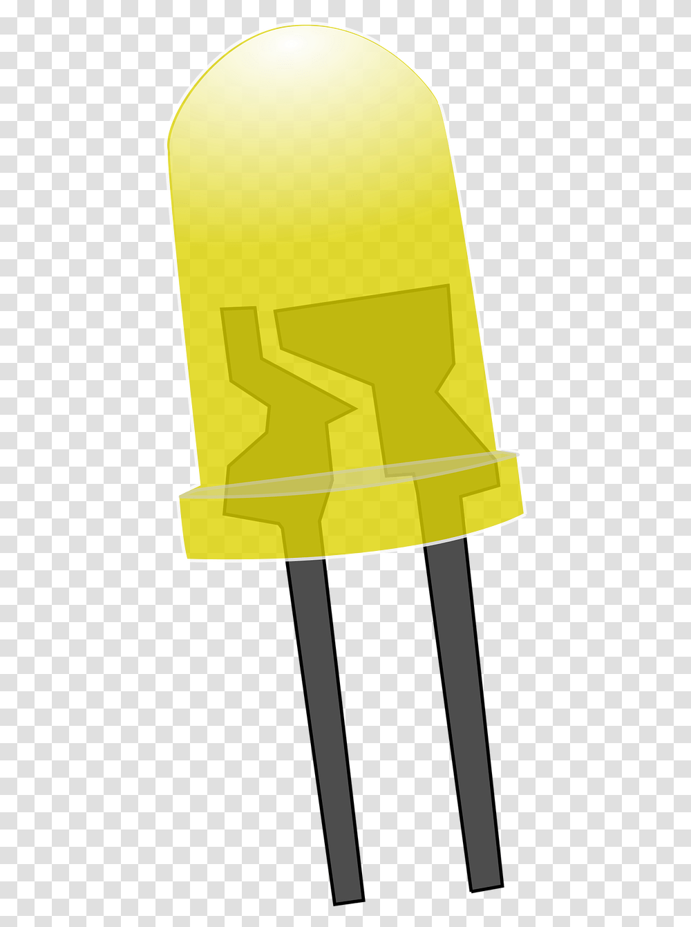 Led Lamps Light Yellow Led, Symbol, Mailbox, Letterbox, Architecture Transparent Png