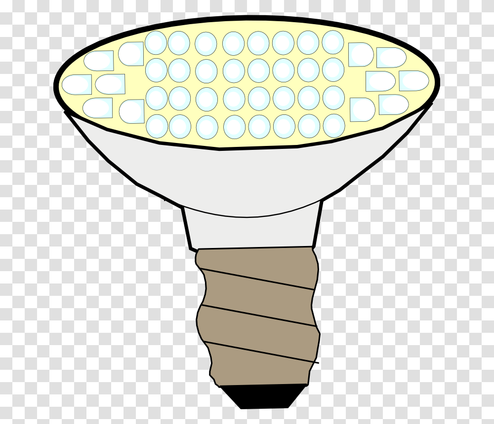 Led Light Bulb Clip Art, Lightbulb Transparent Png