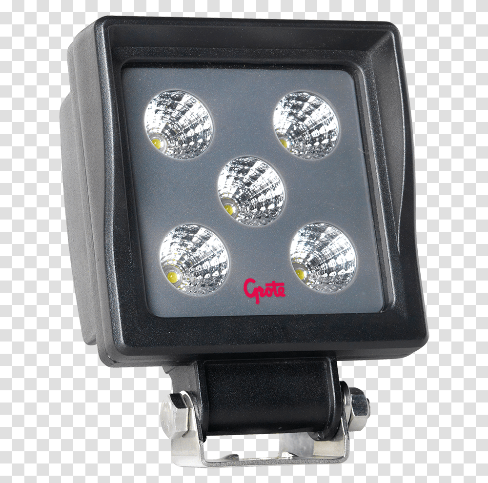 Led Lights Square Led Light With Five Leds For Rugged Bz201, Lighting, Camera, Electronics, Spotlight Transparent Png