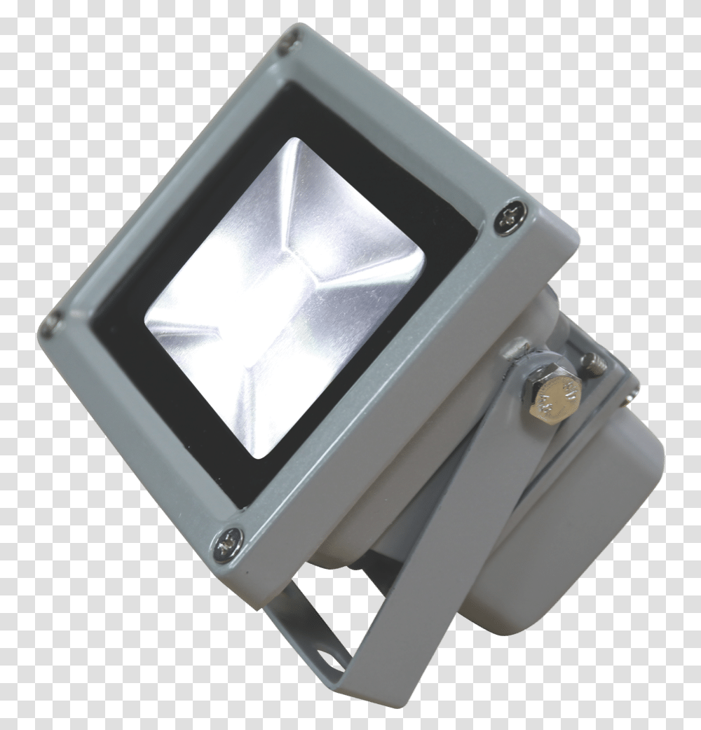 Led Mini Floodlight White Floodlight, Lighting, Wristwatch, Spotlight Transparent Png