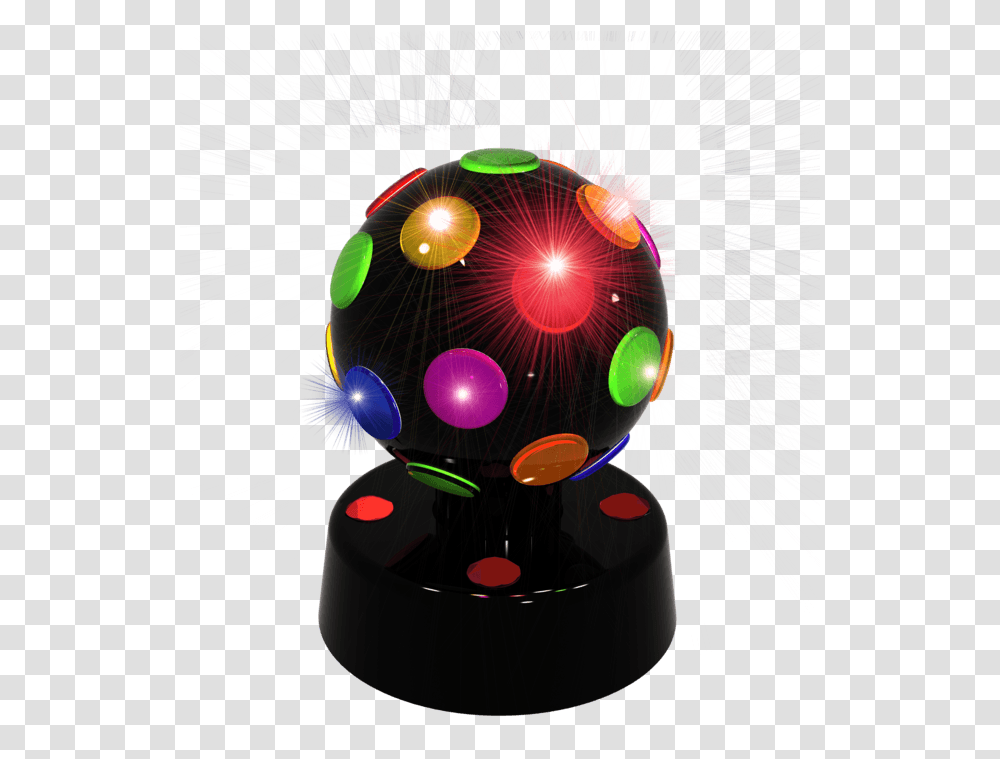 Led Party Light Effect Led Discoball Multi Colour No Bola De Luces De Colores, Sphere, Lamp, Lighting Transparent Png