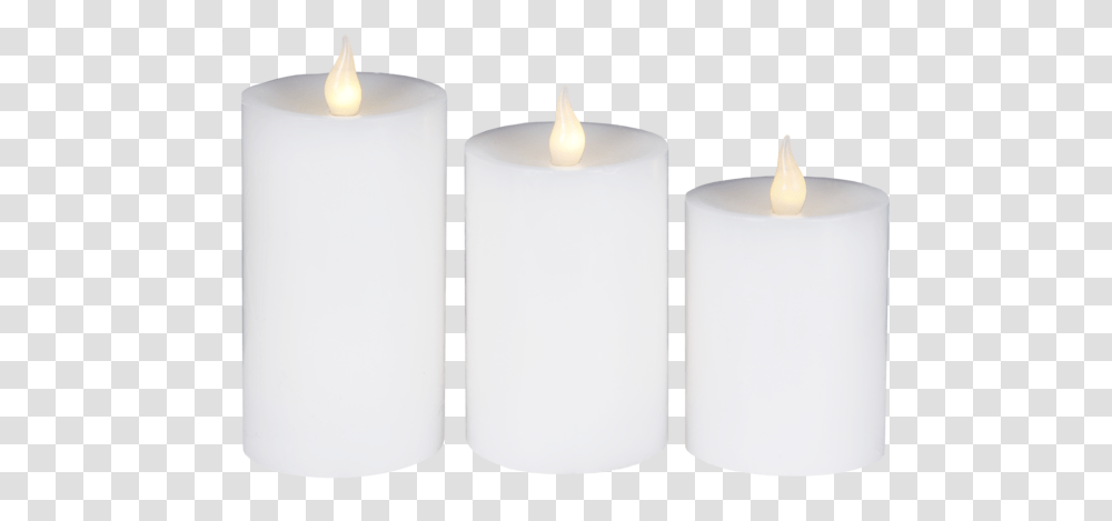 Led Pillar Candle 3p Flame Advent Candle, Lamp Transparent Png
