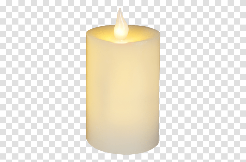 Led Pillar Candle Flame, Lamp, Cylinder Transparent Png