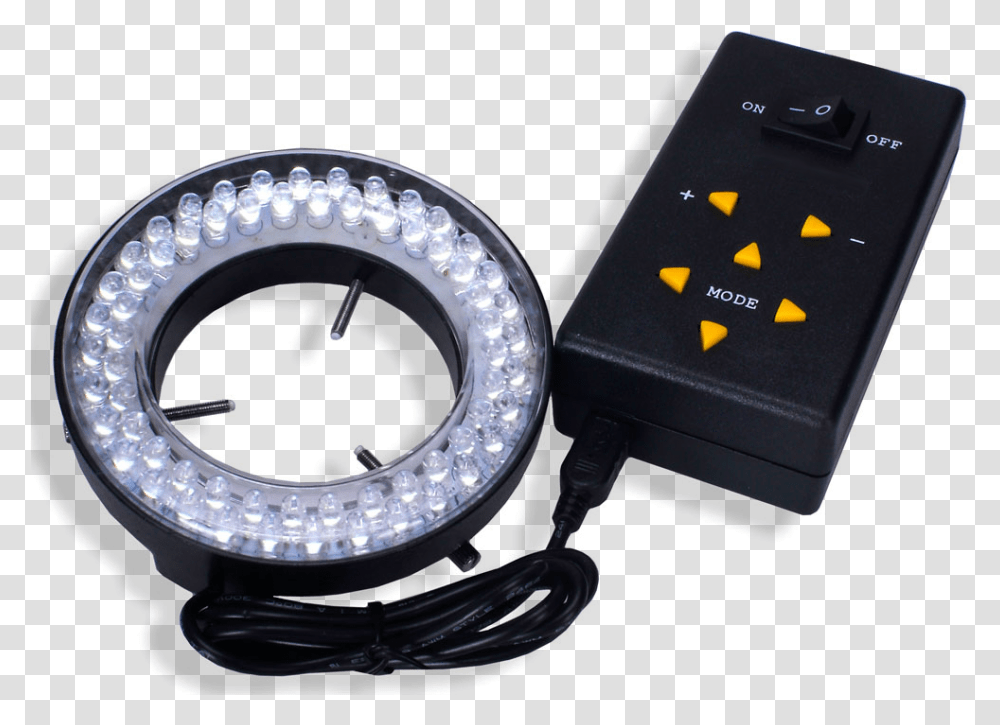 Led Ring Light Microscope, Wristwatch, Mobile Phone, Electronics, Cell Phone Transparent Png