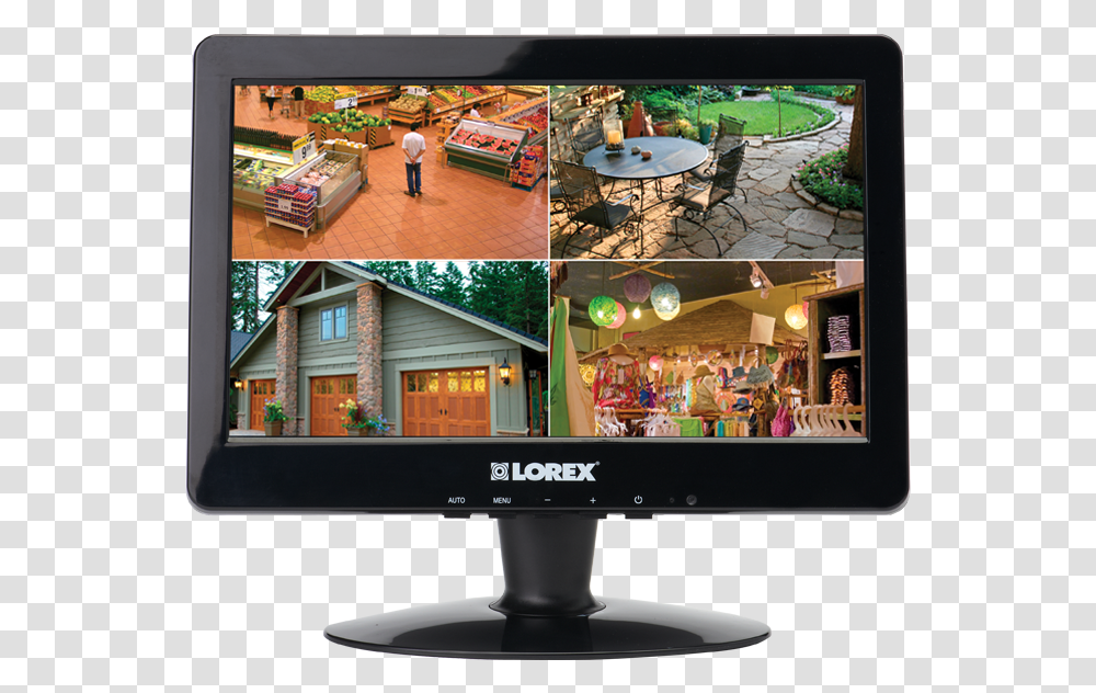 Led Security Monitor For Security Camera Dvr 4 Channel Dvr Monitor, Screen, Electronics, LCD Screen, Person Transparent Png