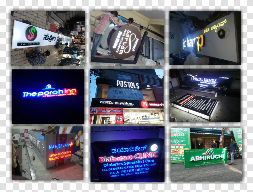 Led Sign Board Manufacturers In Bangalore Flyer, Person, Human, Monitor, Screen Transparent Png