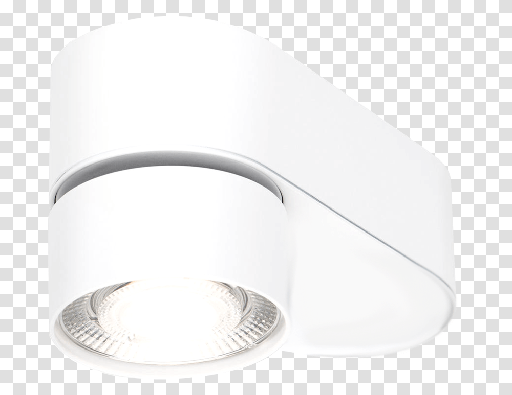 Led Single Oval Surface Mounted Spotlight White Lampshade, Ceiling Light, Light Fixture Transparent Png