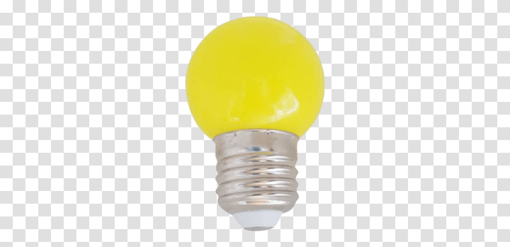 Led Spherical Yellow 1w Ip44 Led Lamp, Light, Lightbulb, Balloon Transparent Png