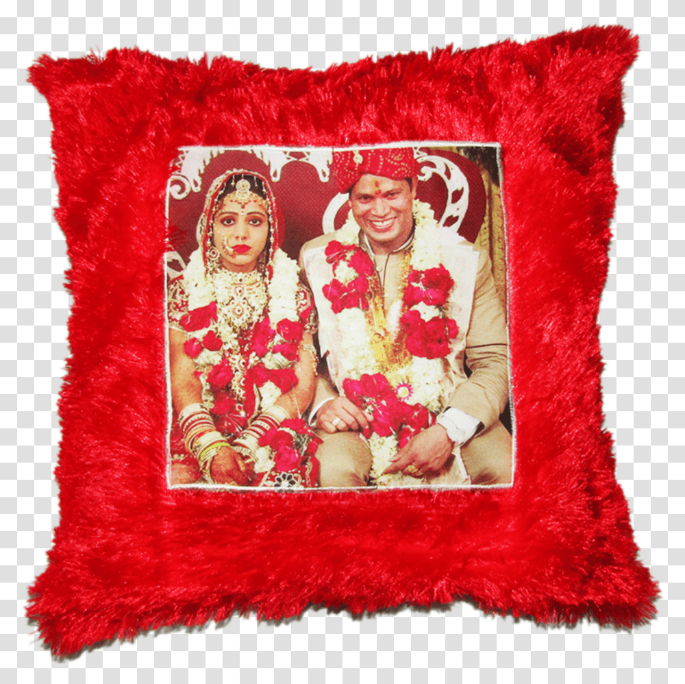 Led Sublimation Cushion 4th Wedding Anniversary Card Transparent Png