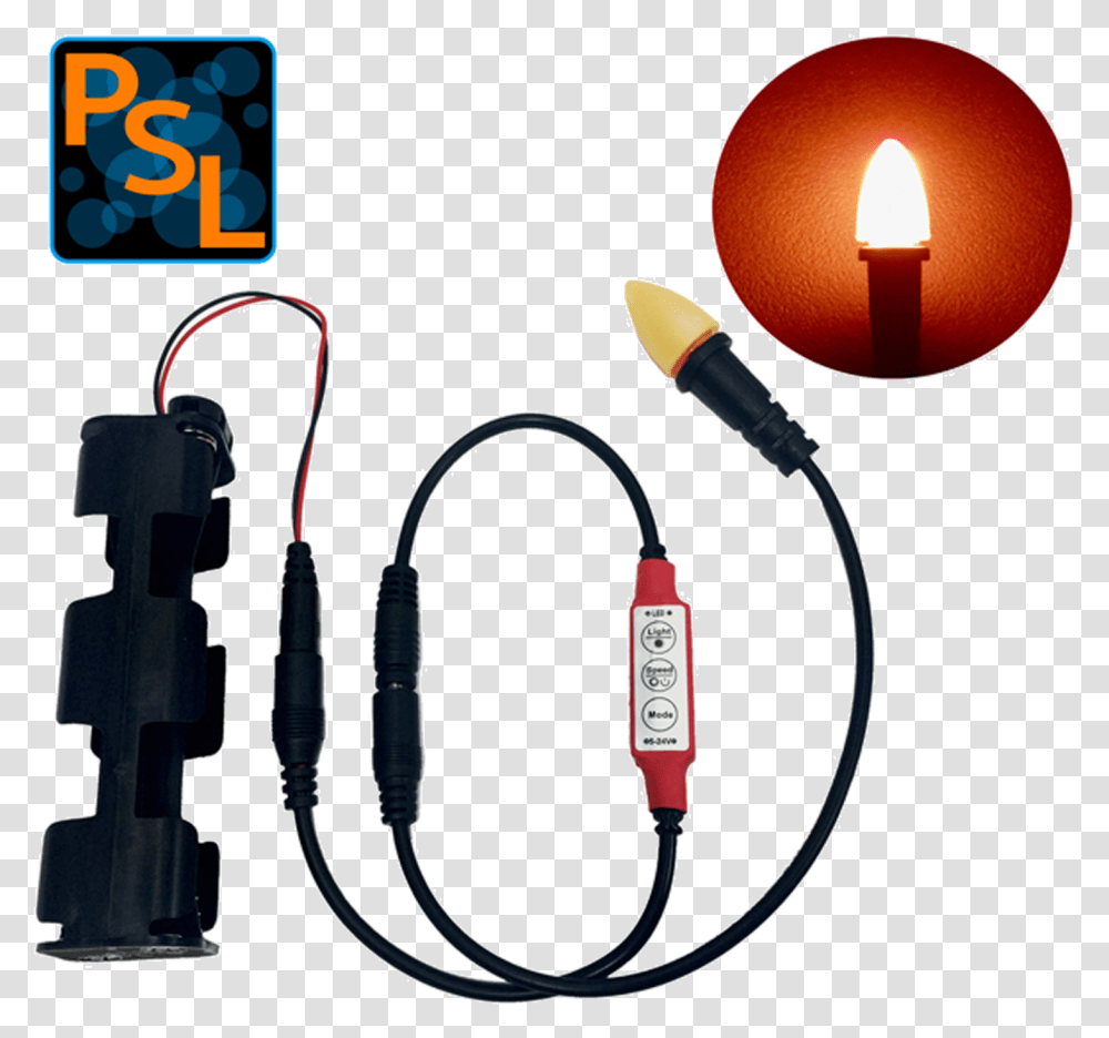 Led Theatrical Candle Cable, Electronics Transparent Png