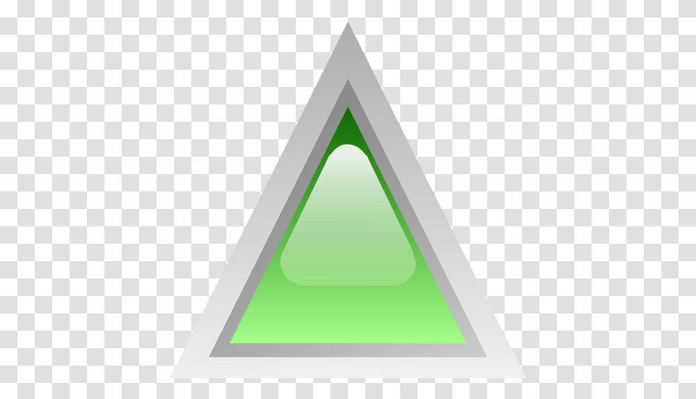 Led Triangular Green Clipart Green Triangle Led Transparent Png