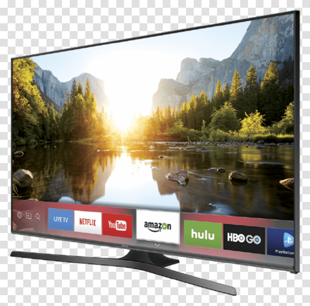 Led Tv Smart Tv 50, Monitor, Screen, Electronics, Display Transparent Png