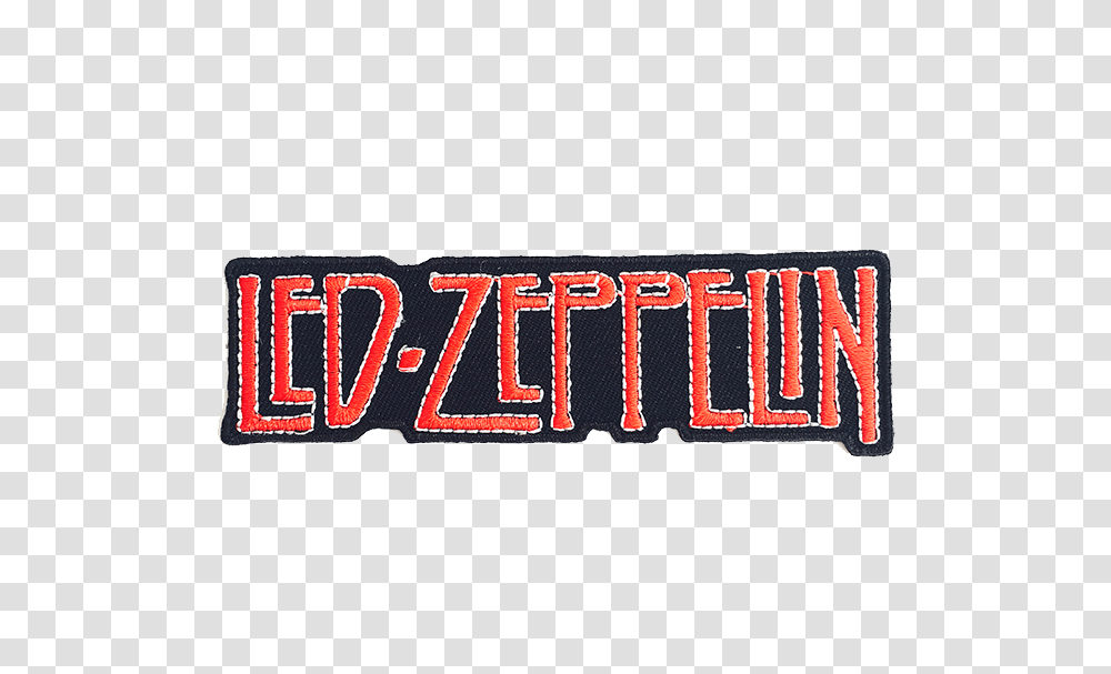 Led Zeppelin Cloth Patches, Word, Logo Transparent Png