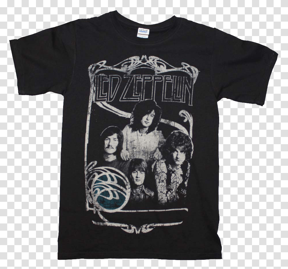 Led Zeppelin T Shirt Led Zeppelin One Shirt, Apparel, T-Shirt, Person Transparent Png