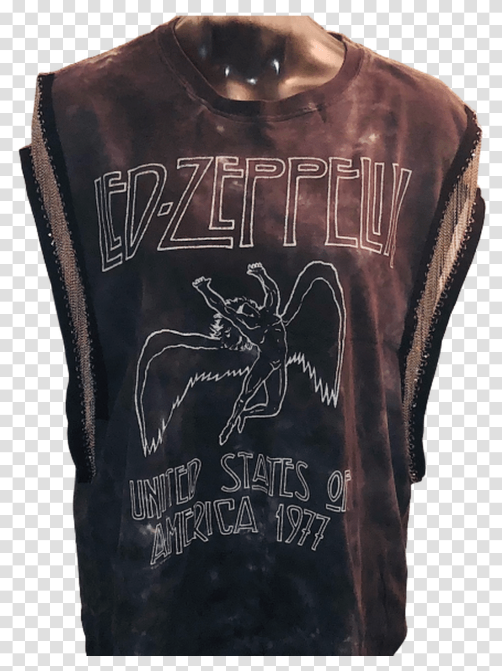 Led Zeppelin United States Of America 1977 Tour Women Led Zeppelin T Shirt, Apparel, Vest, Lifejacket Transparent Png