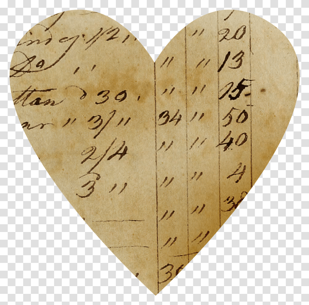 Ledger Paper Heart Love, Rug, Handwriting, Calligraphy Transparent Png