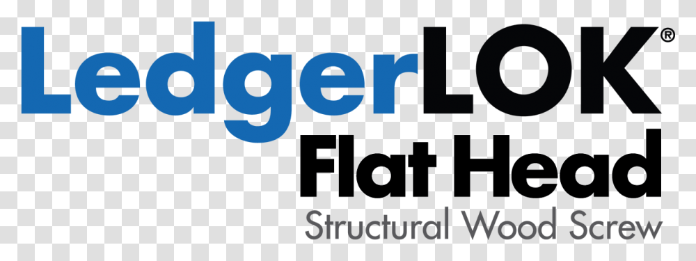 Ledgerlok Flat Head Structural Wood Screw Logo Graphic Design, Alphabet, Number Transparent Png
