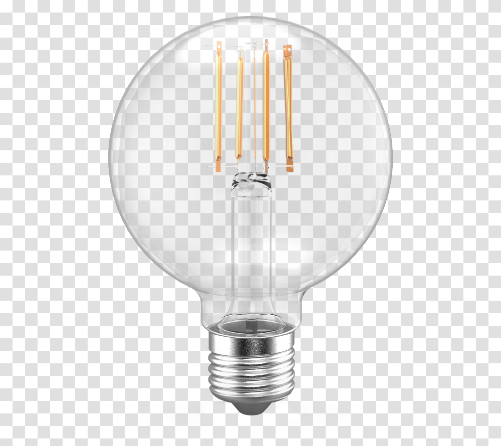 Ledone G25 Clear Lens Filament Bulb Incandescent Light Bulb, Lightbulb, Mixer, Appliance, Candle Transparent Png