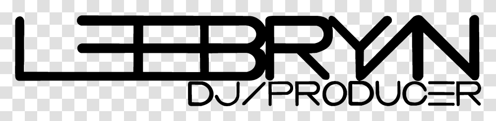 Lee Bryan Dj Logo Black, Alphabet, Cooktop Transparent Png